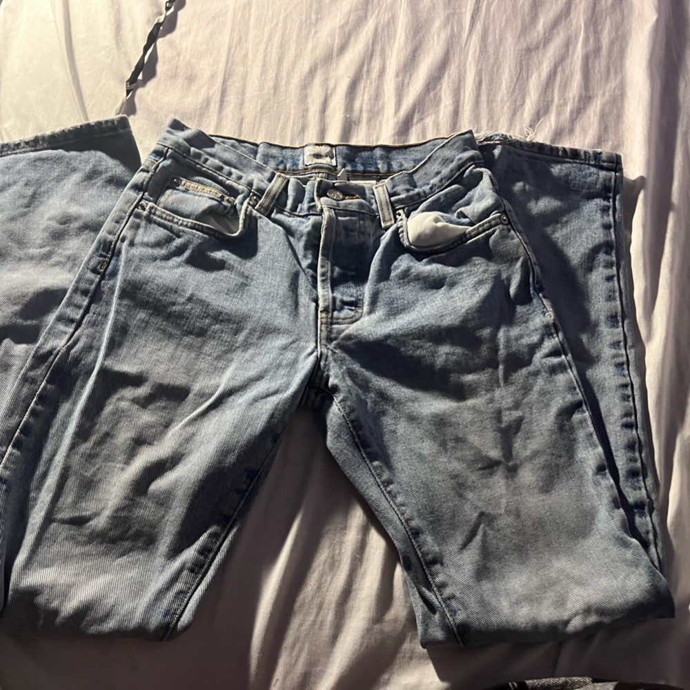 Calvin Klein Jeans Women's Straight Leg - Light Blue